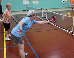 Playing Pickleball